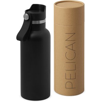 Вакуумная термобутылка «Pelican», 500 мл, черный
