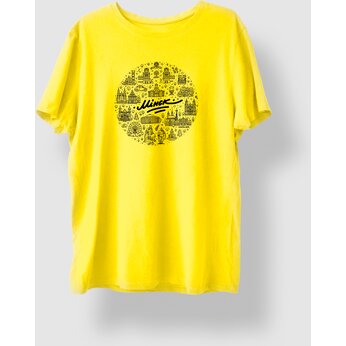 Футболка сувенирная унисекс "Super Heavy Super Club.Минск" 180, XL, желтый