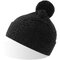 Шапка вязаная "Wind-S" с помпоном, черный