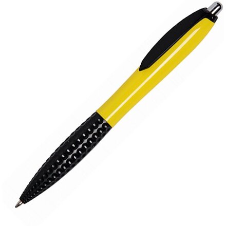 Ручка шариковая автоматическая "Jump" желтый/черный