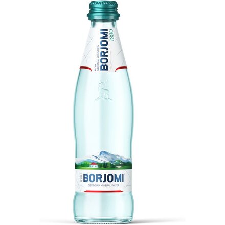 Вода минеральная "Borjomi" газированная, 0,33 л.