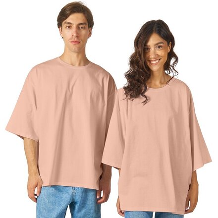 Футболка унисекс "Berlin" 180, M-L, лососевый