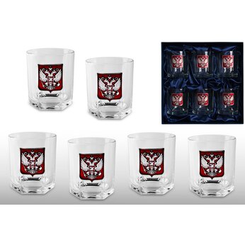 Набор стаканов для виски «Российский стиль»