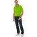 Рубашка-поло мужская "Boston" 180, XL, зеленое яблоко