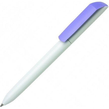Ручка шариковая автоматическая "Flow Pure MATT B" белый/светло-фиолетовый