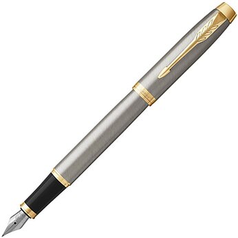 Перьевая ручка Parker "IM Metal Brushed Metal GT"