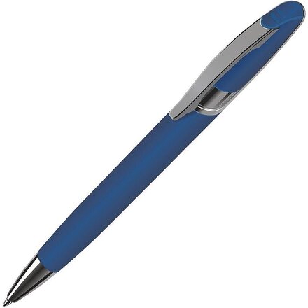 Ручка шариковая автоматическая "Force" синий/серебристый