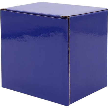 Коробка для кружки "Make me", синий