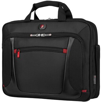 Портфель для ноутбука 15'' WENGER Sensor, черный, полиэстер/ПВХ, 40 x 15 x 33 см, 9 л