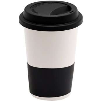 Кружка "Magic To Go" софт-тач, белый/черный