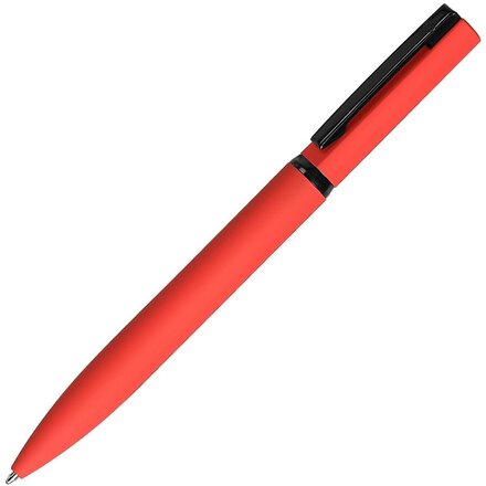 Ручка шариковая автоматическая "Mirror Black" красный
