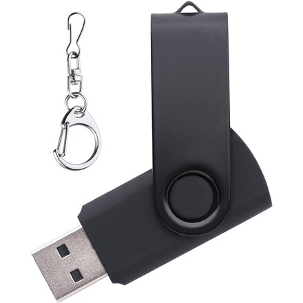 Карта памяти USB Flash 2.0 16 Gb "Twister" черный