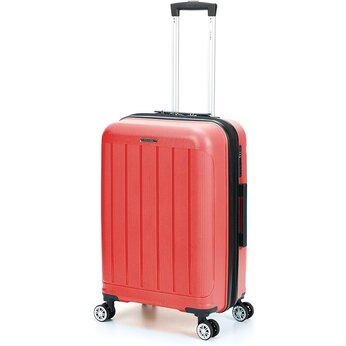 Чемодан TORBER В Отпуск, ярко-розовый, полипропилен, 65,5 х 43,5 х 26 см, 62 л, размер M