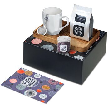 Подарочный набор «Re:y. Hearth»  с кружкой, подносом и чаем