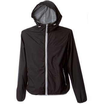 Ветровка мужская "Madeira Man" 65, XL, с капюшоном, черный