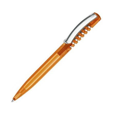 Ручка шариковый автоматический "New Spring Clear MC" оранжевый