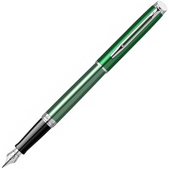 Перьевая ручка Waterman Hemisphere French riviera, зеленый/серебристый/черный
