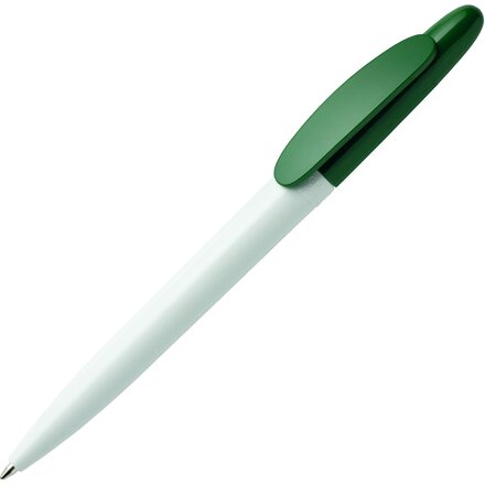 Ручка шариковая автоматическая "IG2-BC" белый/темно-зеленый