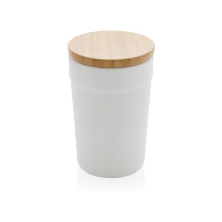 Стакан  "P433.293" с крышкой, белый