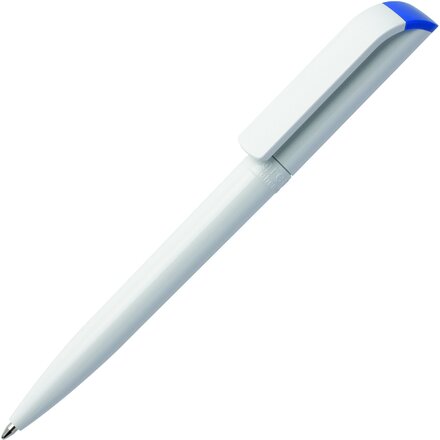 Ручка шариковая автоматическая "TA2-B" белый/синий