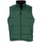 Жилет унисекс "Warm" 210, S, темно-зеленый