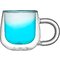 Кружка с двойными стенками "Fog", бирюзовый
