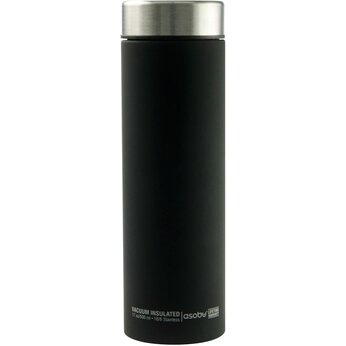 Термос "Le Baton" черный/серебристый