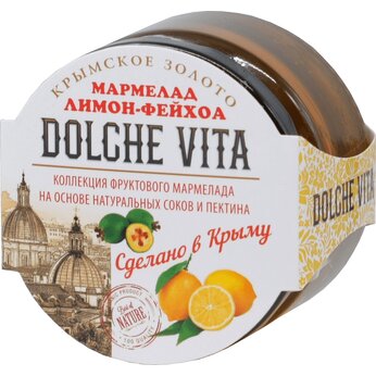 Мармелад "Dolce Vitа", 285 гр, лимон-фейхоа