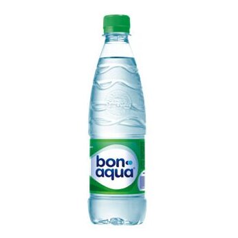 Вода питьевая "Bonaqua" среднегазированная 0,5 л.