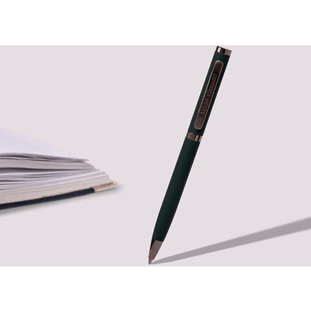 Ручка шариковая автоматическая "Firenze", зеленый