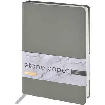 Ежедневник недатированный "Carrara" , серый