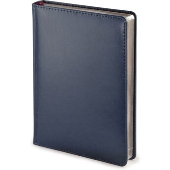 Ежедневник недатированный «Parliament» А5, синий, срез серебристый