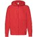 Толстовка мужская "Lightweight Hooded Sweat Jacket" 240, XL, с капюшоном, красный