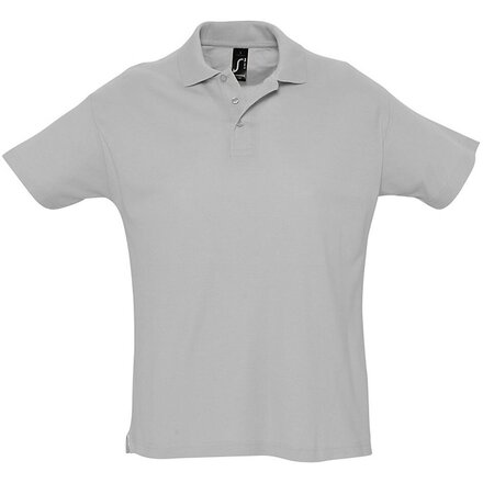 Рубашка-поло мужская "Summer II" 170, XS, серый меланж