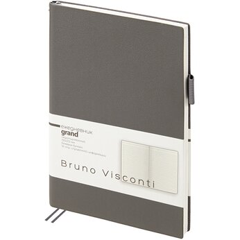 Ежедневник недатированный А5 "Grand", темно-серый
