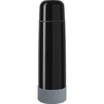 Термос "Picnic Bright To Go" с манжетой, черный/серый