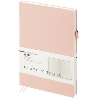 Ежедневник недатированный А5 "Grand", пудровый розовый