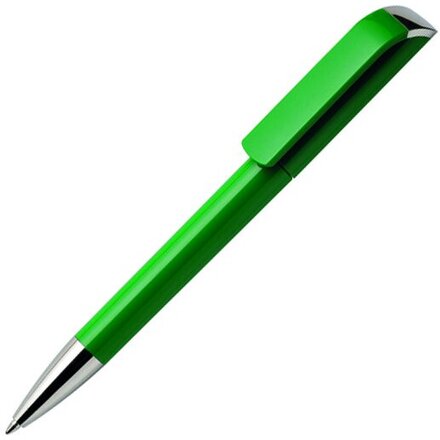 Ручка шариковая автоматическая "Tag C CR" зеленый/серебристый