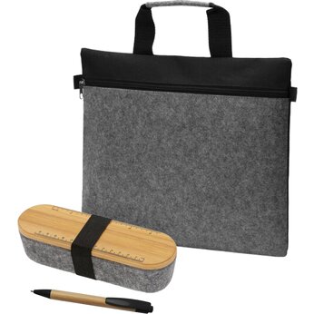 Набор подарочный: Сумка для документов "Felty, пенал "Haruki", ручка "N17"