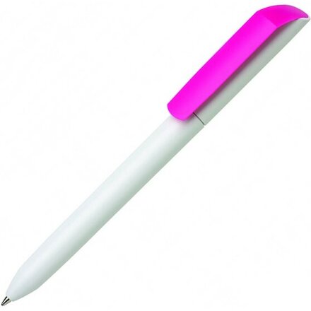 Ручка шариковая автоматическая "Flow Pure MATT B" белый/розовый