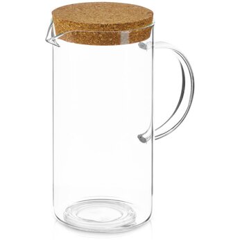 Кувшин "Fiz" с крышкой, прозрачный