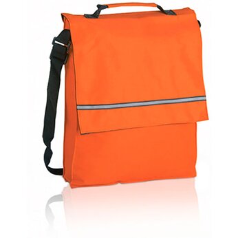 Сумка для документов "MILAN" на ремне, оранжевый/черный