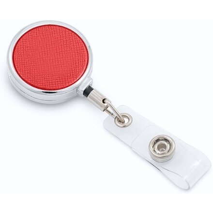 Ретрактор металлический "Favor", красный