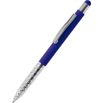 Ручка шариковая автоматическая "Party" со стилусом, темно-синий