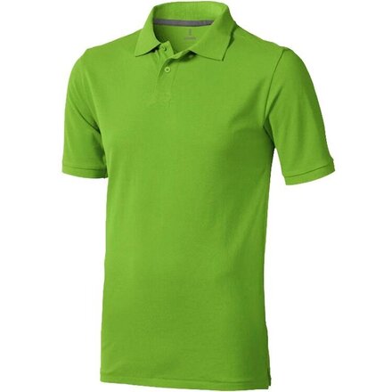 Рубашка-поло мужская "Calgary" 200, L, зеленое яблоко