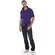 Рубашка-поло мужская "Boston" 180, XL, фиолетовый