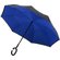 Зонт-трость "RU-6" черный/синий