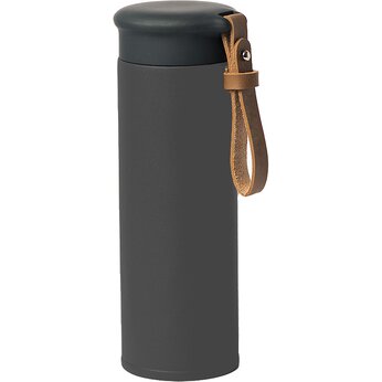 Термос "Stripe" серый 425C/черный