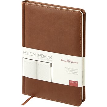 Ежедневник недатированный «Prime» A5, коричневый