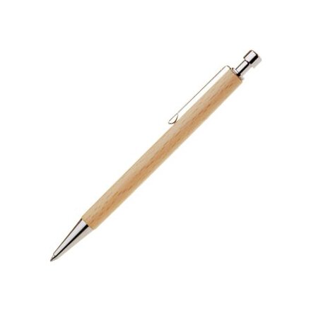 Ручка шариковая автоматическая "Calibra S" светло-коричневый/серебристый